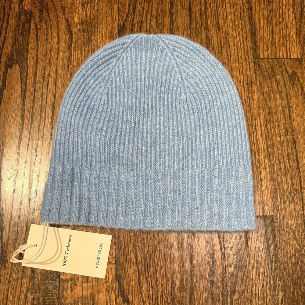 NWT Nordstrom cashmere beanie